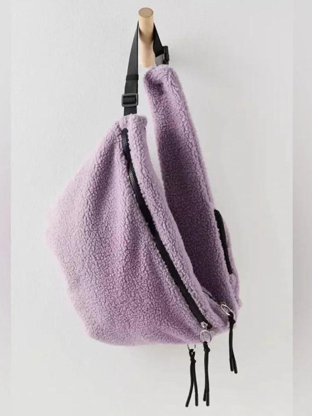 FP Movement Overachiever Sherpa Sling Bag - lavender